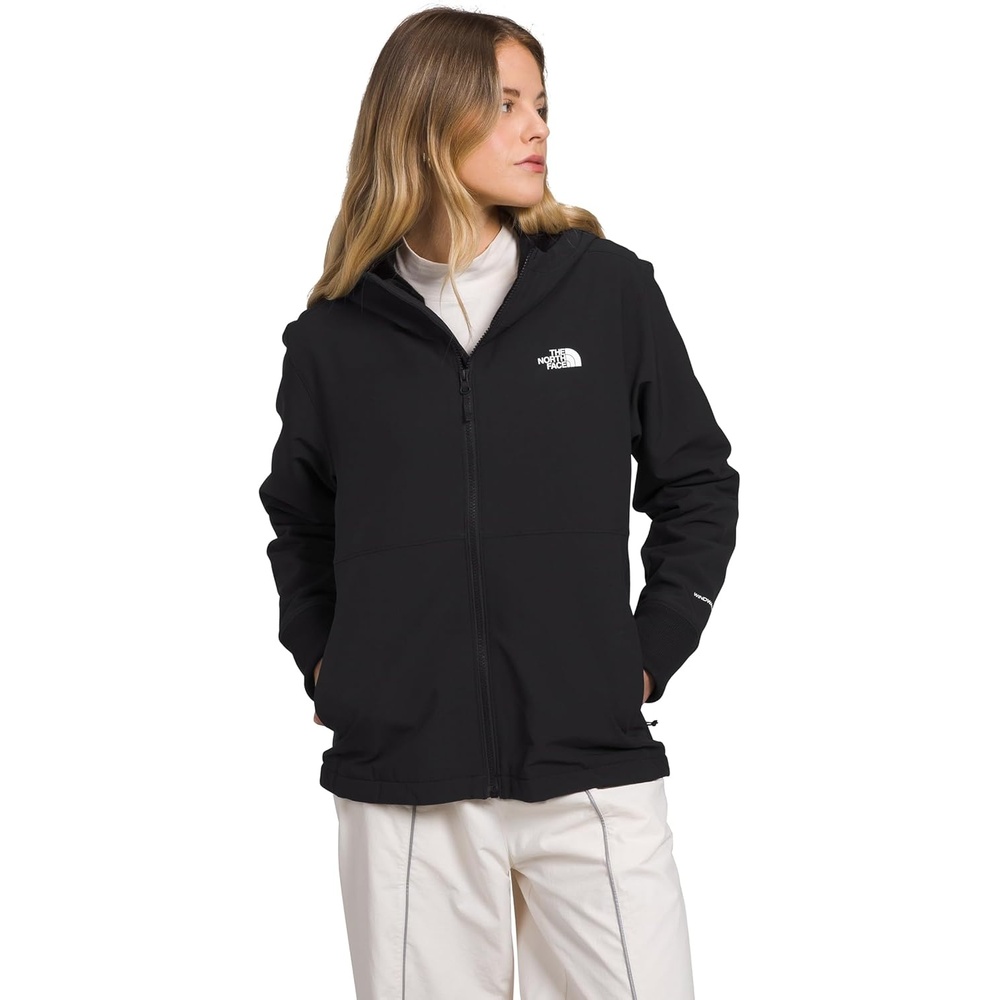 image:imageTHE NORTH FACE Womens Shelbe Raschel Hooded Parka Fleece Lining Attached Hood Zip Pockets Wind amp Water ResistantTnf Black
