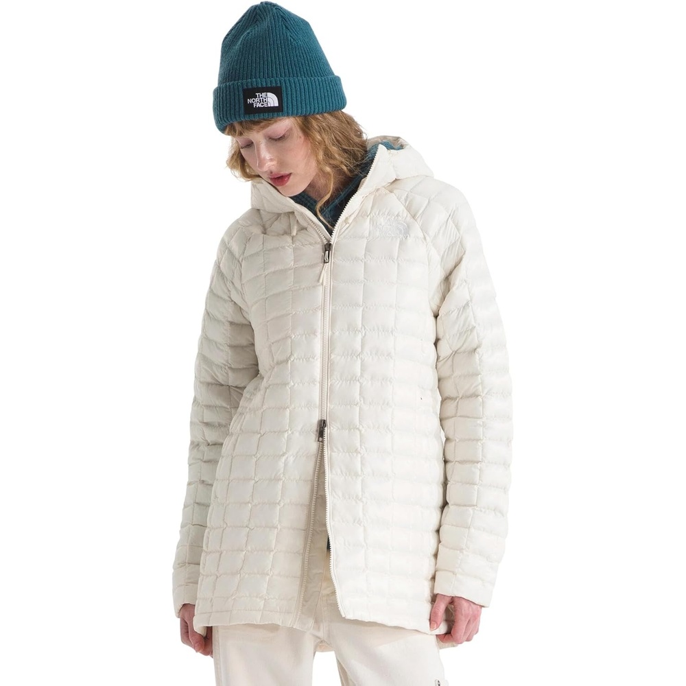 image:imageTHE NORTH FACE Womens Thermoball Hooded Parka Standard amp Plus Size High Loft Insulation Wind amp Water ResistantWhite Dune