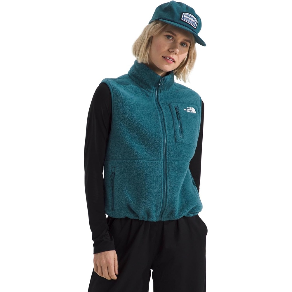 image:imageTHE NORTH FACE Womens Yumiori Vest Lightweight Fleece Zip Up With Stretch Binding Internal Cinch Cord amp Zip PocketsSpace