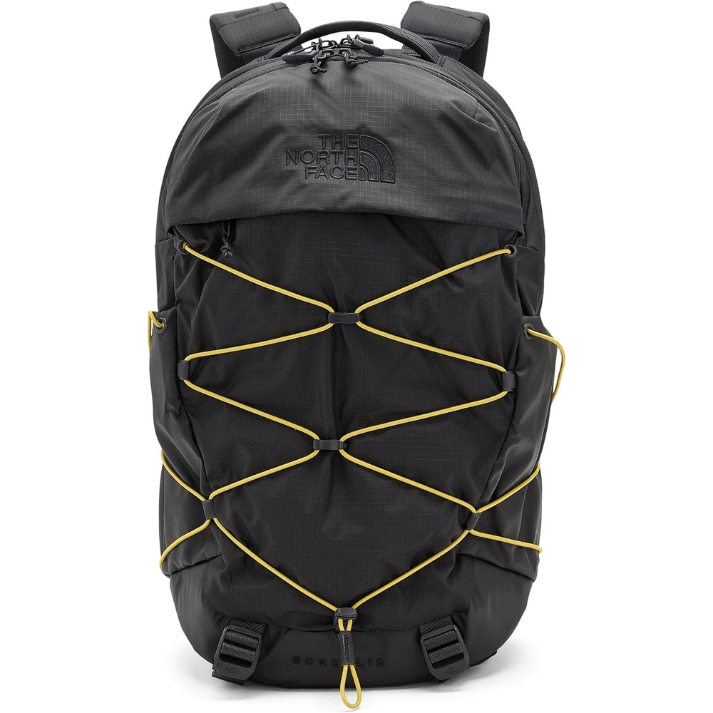 image:imageThe North Face Borealis Commuter Laptop Backpack Water Repellent Laptop Sleeve Large Main Compartment TNF BlackTNF BlackNPF One SizeLeadPigment Yellow