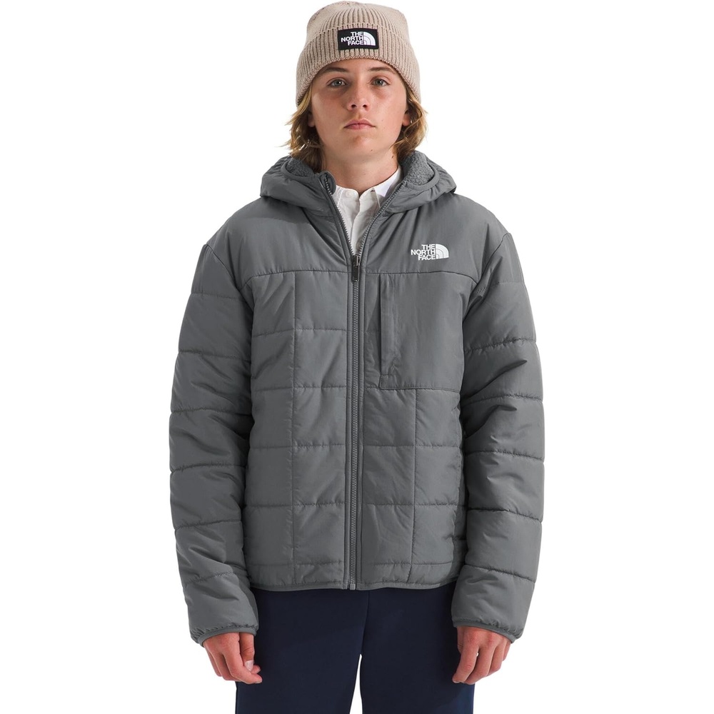 image:imageThe North Face Boys Reversible Shasta Full Zip Hooded JacketSmoked Pearl