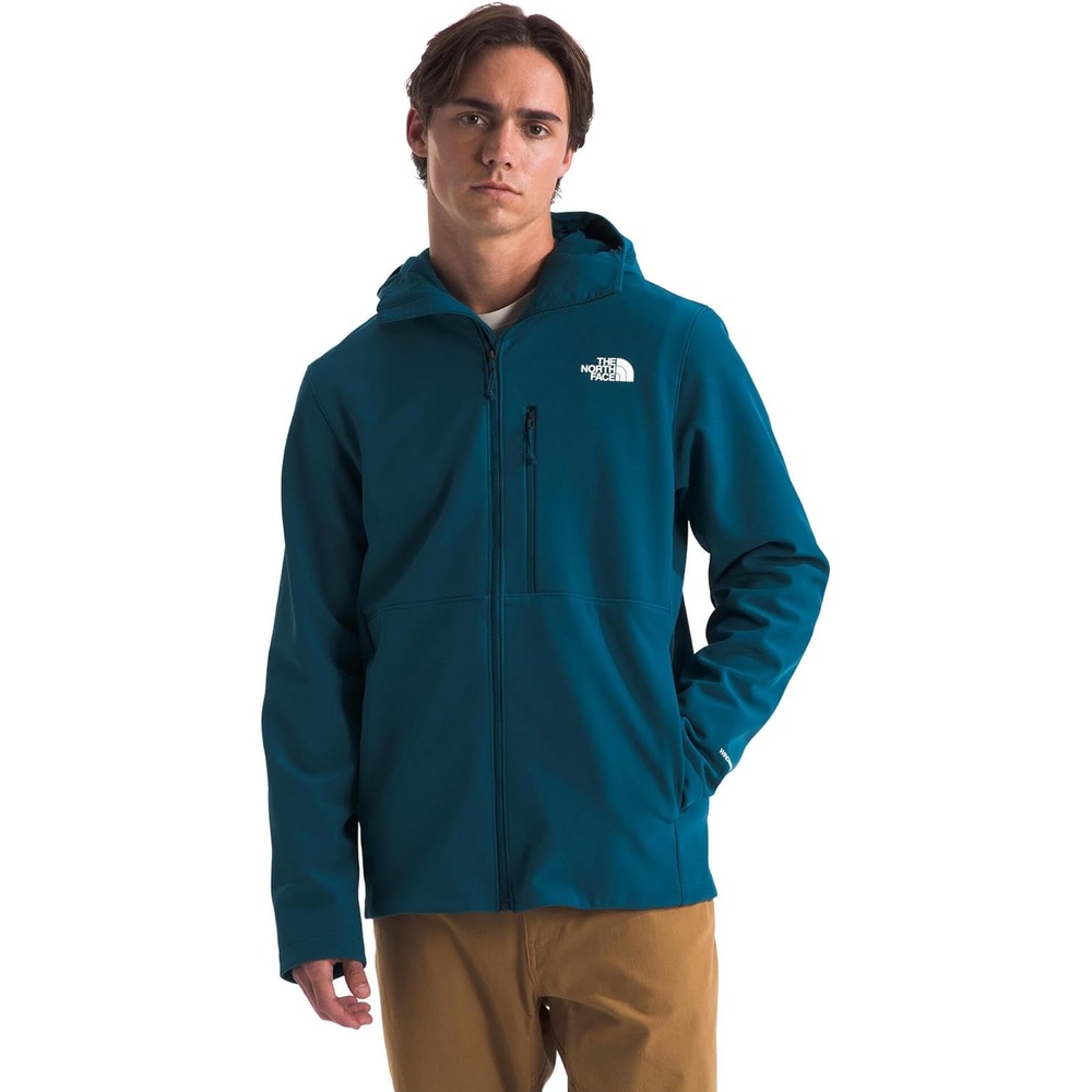 image:imageThe North Face Mens Apex Bionic 3 DWR Softshell Hooded Jacket  PFAS FreeMidnight Petrol