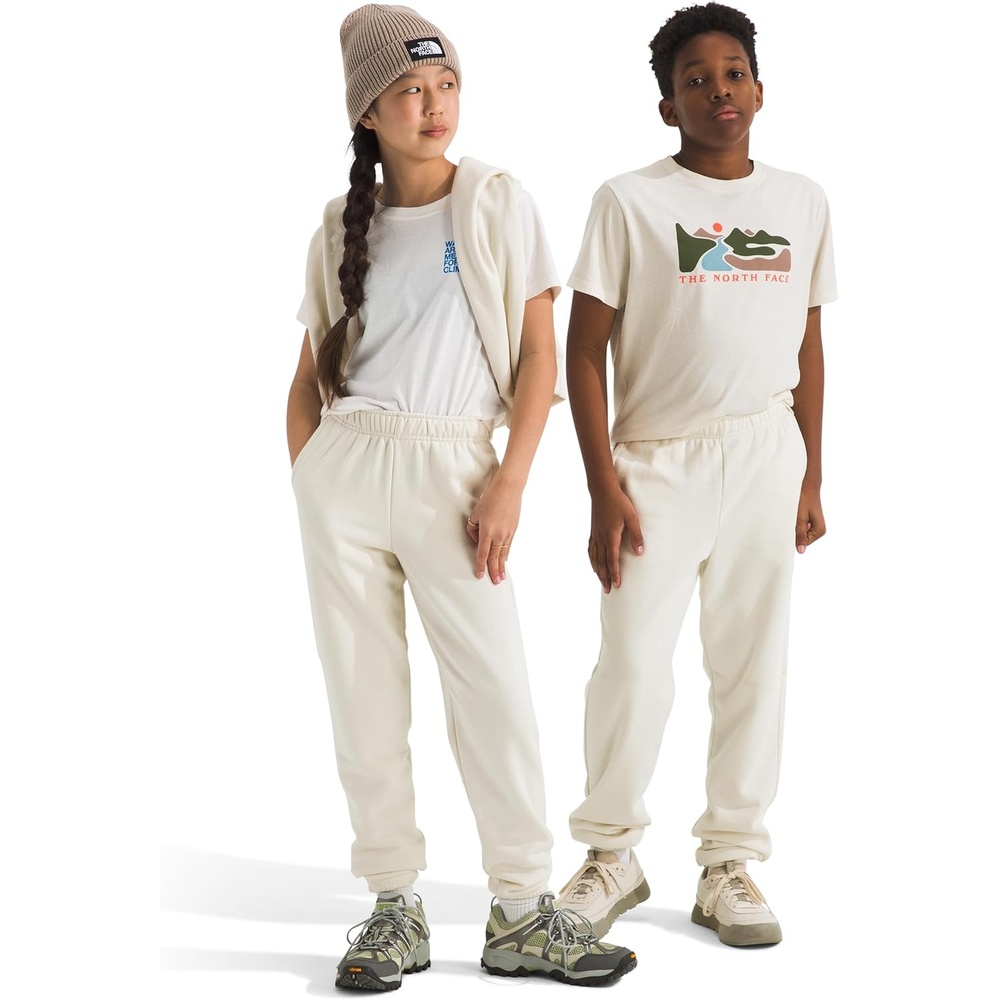 image:imageThe North Face UnisexAdult Teen Evolution Emb Pants Little KidsBig KidsWhite Dune