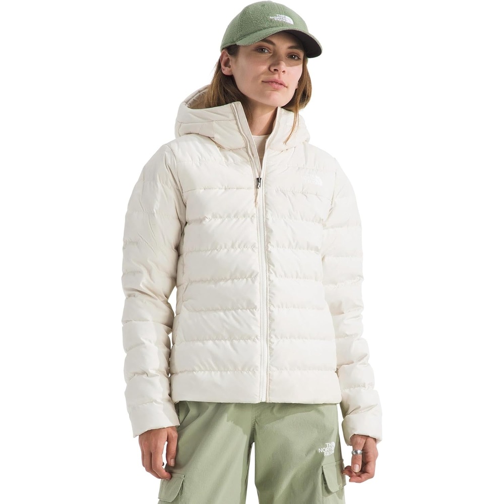 image:imageThe North Face Womens Aconcagua Down Insulated HoodieWhite Dune