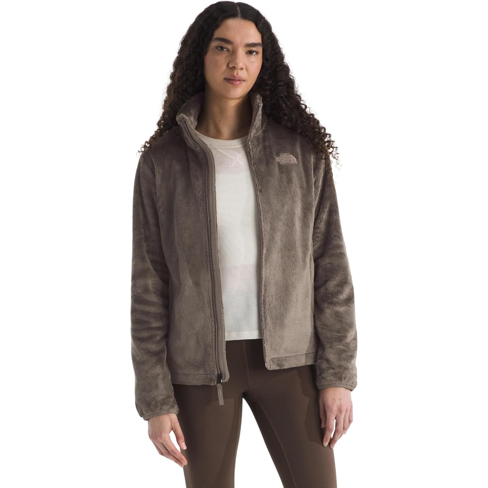 image:imageThe North Face womens Osito Full Zip Fleece Jacket Standard amp Plus Size Soft amp Lightweight Fleece Secure Zip PocketsMocha Brown