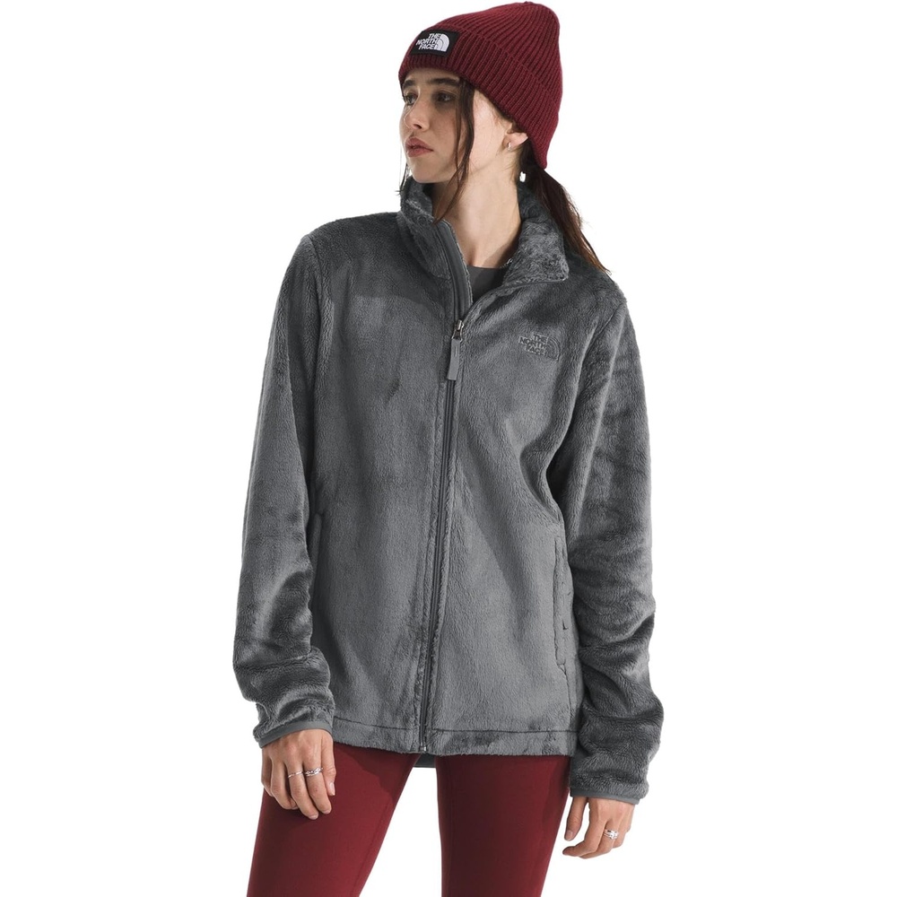 image:imageThe North Face womens Osito Full Zip Fleece Jacket Standard amp Plus Size Soft amp Lightweight Fleece Secure Zip PocketsSmoked Pearl