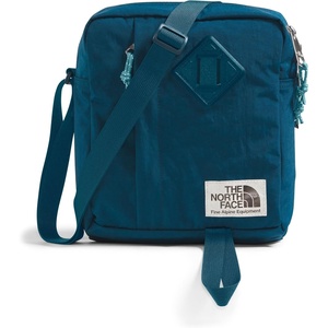 THE NORTH FACE Berkeley Crossbody Bag | Adjustable Strap, Water-repellent Finish, Internal Divider & External Pocket(Midnight Petrol/Algae Blue)
