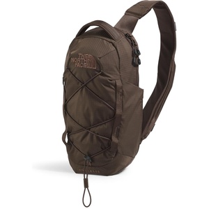 THE NORTH FACE Borealis SIing Bag | Crossbody Adjustable Strap, Water Repellent Finish, Multiple Compartments, Tablet Sleeve(Smokey Brown/Latte)