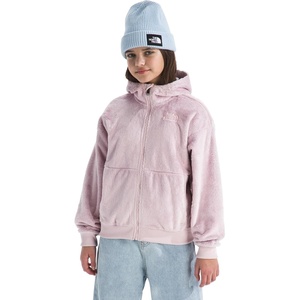 THE NORTH FACE Girls’ Osito Full Zip Hoodie | Fleece Hooded Jacket With Hand Pockets & Durable Ribbed Collar(Pale Blossom)