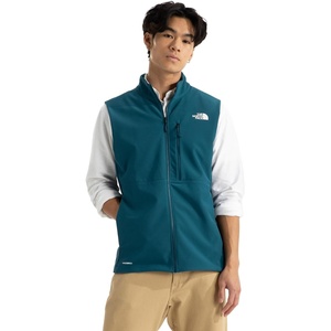 THE NORTH FACE Men’s Apex Bionic 3 Windproof Vest | Water & Wind Resistant Softshell With Zippered Pockets, Adjustable Hem(Midnight Petrol)