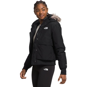 THE NORTH FACE Women’s Arctic Bomber | Down Insulated, Waterproof Shell, Adjustable Hood With Faux-fur, Dual-entry Pockets(Tnf Black-npf)