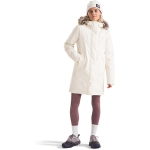 THE NORTH FACE Women’s Arctic Parka (Standard & Plus Size) | Waterproof Shell, Recycled Down Insulation, Adjustable Hood(White Dune)