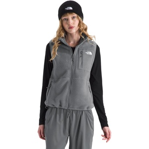 THE NORTH FACE Women’s Yumiori Vest | Lightweight Fleece Zip Up With Stretch Binding, Internal Cinch Cord & Zip Pockets(Smoked Pearl)