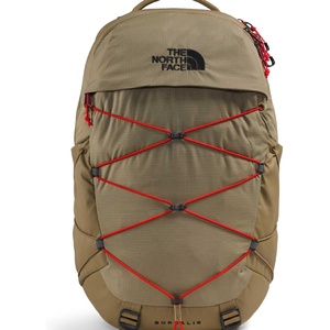 The North Face Borealis Commuter Laptop Backpack – Water Repellent, Laptop Sleeve, Large Main Compartment, TNF Black/TNF Black-NPF, One Size(Cedar/Lava Red)