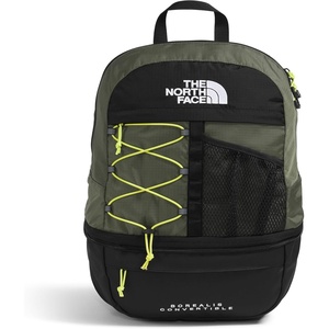 The North Face Borealis Convertible Pack – Commuter Laptop Backpack, Removable Lumbar Pack, Water Repellent Finish, Cedar/Lava Red, One Size(New Taupe Green/Tnf Black/Fizz Lime)
