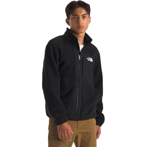 The North Face Boys’ Yumiori Full Zip Jacket | Lightweight Fleece Coat, Embroidered Logo & Secure Zip Chest Pocket(Tnf Black)
