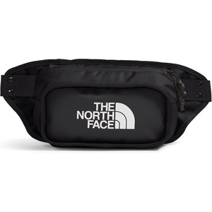 The North Face Explore Hip Fanny Pack | Crossbody Sling with Water Repellent Finish, 3 Liters, Adjustable Strap, TNF Black/TNF White-NPF, One Size(TNF Black/TNF White-NPF)