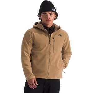 The North Face Men’s Apex Bionic 3 DWR Softshell Hooded Jacket – PFAS Free(Utility Brown)