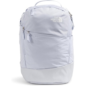 The North Face Women’s Isabella Transit Backpack | Commuter Travel Bag with 16″ Laptop Sleeve, Water-Repellent Finish, Women-Specific Fit, TNF Black Light Heather/Burnt Coral Metallic-NPF, One Size(Mystic Haze Dark Heather/Tnf White)