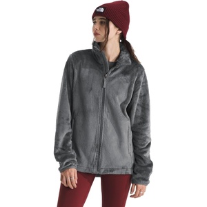 The North Face womens Osito Full Zip Fleece Jacket (Standard & Plus Size) – Soft & Lightweight Fleece, Secure Zip Pockets(Smoked Pearl)