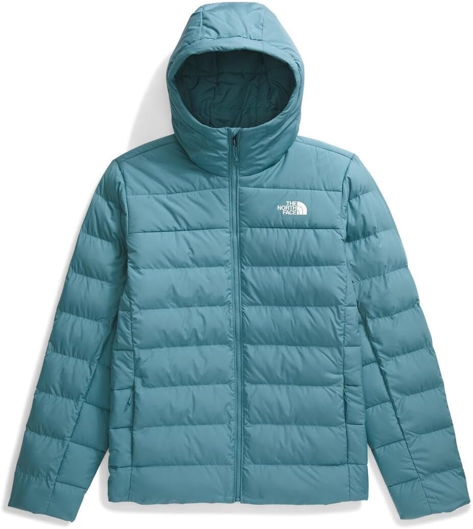 image:imageTHE NORTH FACE Mens Aconcagua 3 Hooded Jacket Insulated Wind amp Water Resistant Attached 3 Piece Hood With Cinch CordAlgae Blue