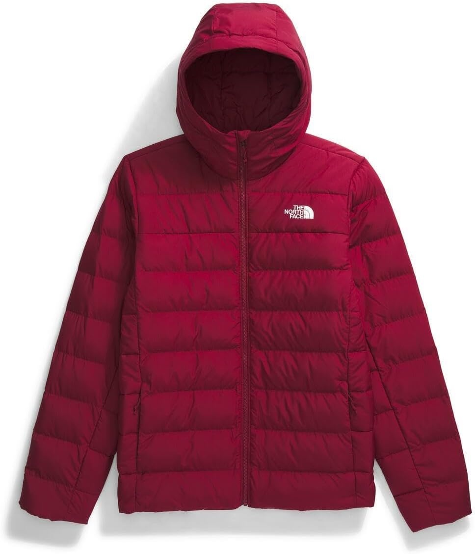 image:imageTHE NORTH FACE Mens Aconcagua 3 Hooded Jacket Insulated Wind amp Water Resistant Attached 3 Piece Hood With Cinch CordBeetroot