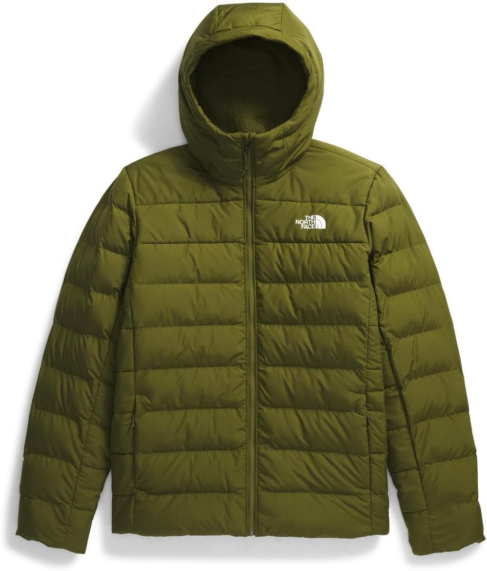 image:imageTHE NORTH FACE Mens Aconcagua 3 Hooded Jacket Insulated Wind amp Water Resistant Attached 3 Piece Hood With Cinch CordForest Olive