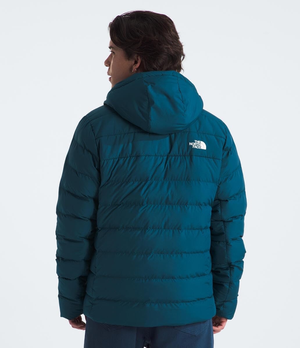 image:imageTHE NORTH FACE Mens Aconcagua 3 Hooded Jacket Insulated Wind amp Water Resistant Attached 3 Piece Hood With Cinch CordMidnight Petrol