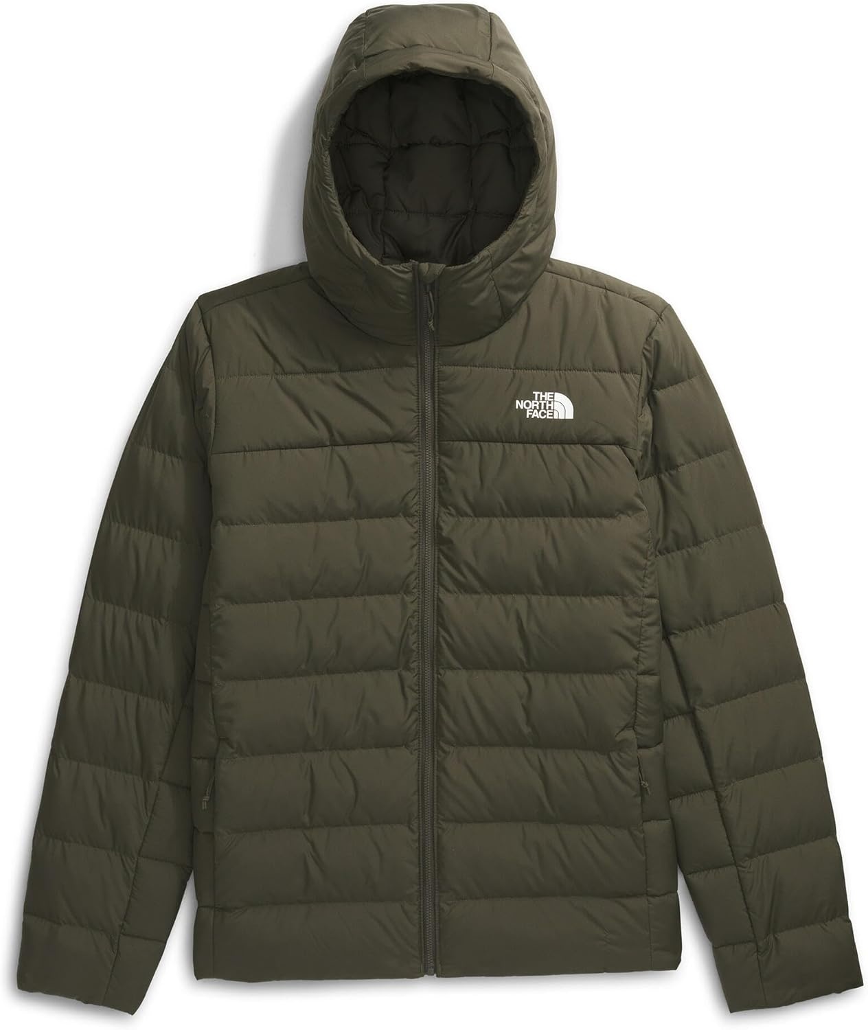 image:imageTHE NORTH FACE Mens Aconcagua 3 Hooded Jacket Insulated Wind amp Water Resistant Attached 3 Piece Hood With Cinch CordNew Taupe Green