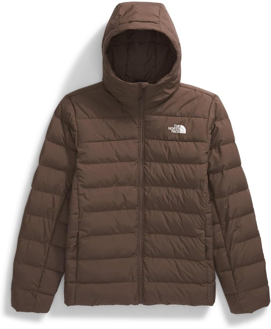 image:imageTHE NORTH FACE Mens Aconcagua 3 Hooded Jacket Insulated Wind amp Water Resistant Attached 3 Piece Hood With Cinch CordSmokey Brown