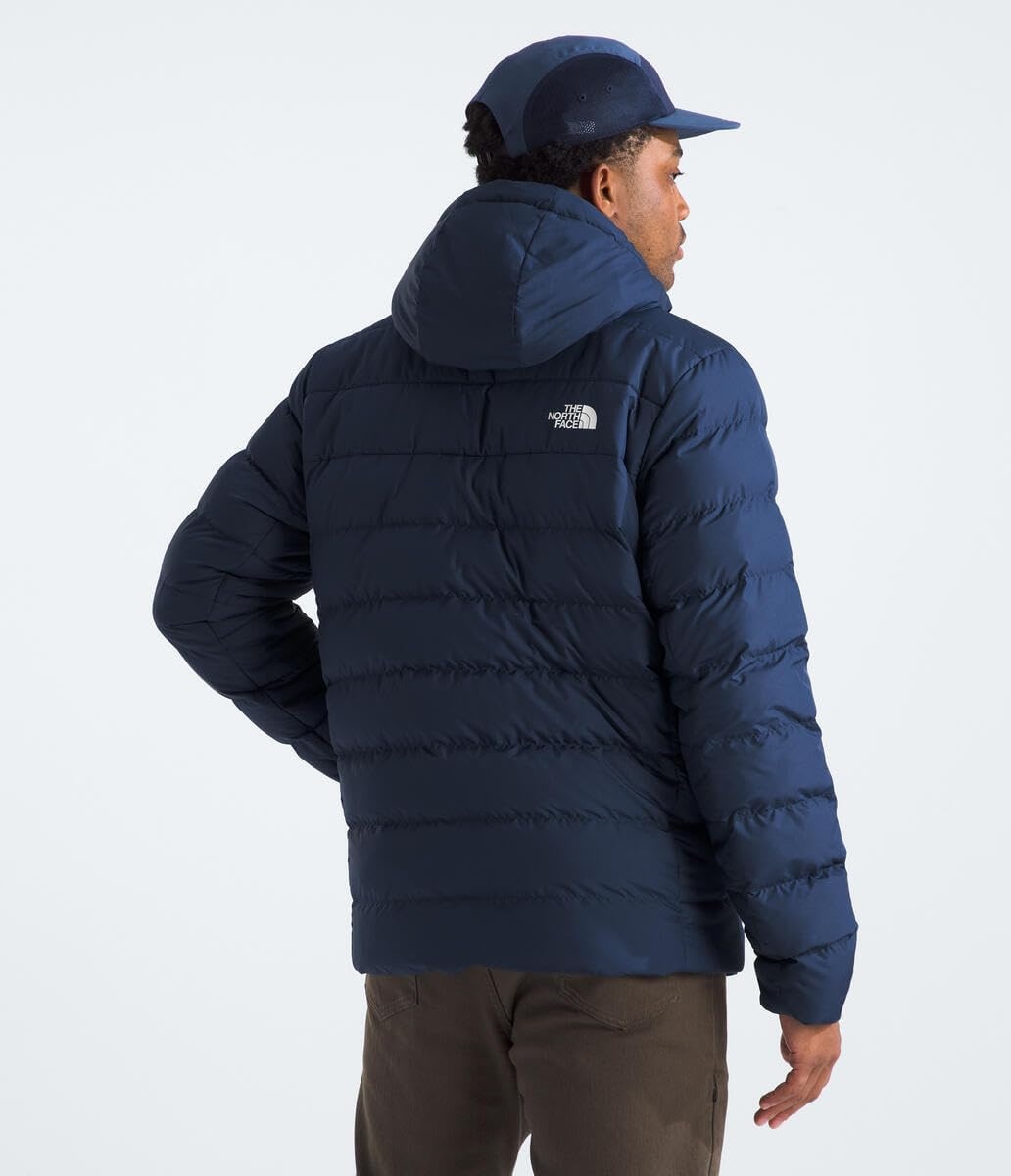 image:imageTHE NORTH FACE Mens Aconcagua 3 Hooded Jacket Insulated Wind amp Water Resistant Attached 3 Piece Hood With Cinch CordSummit Navy