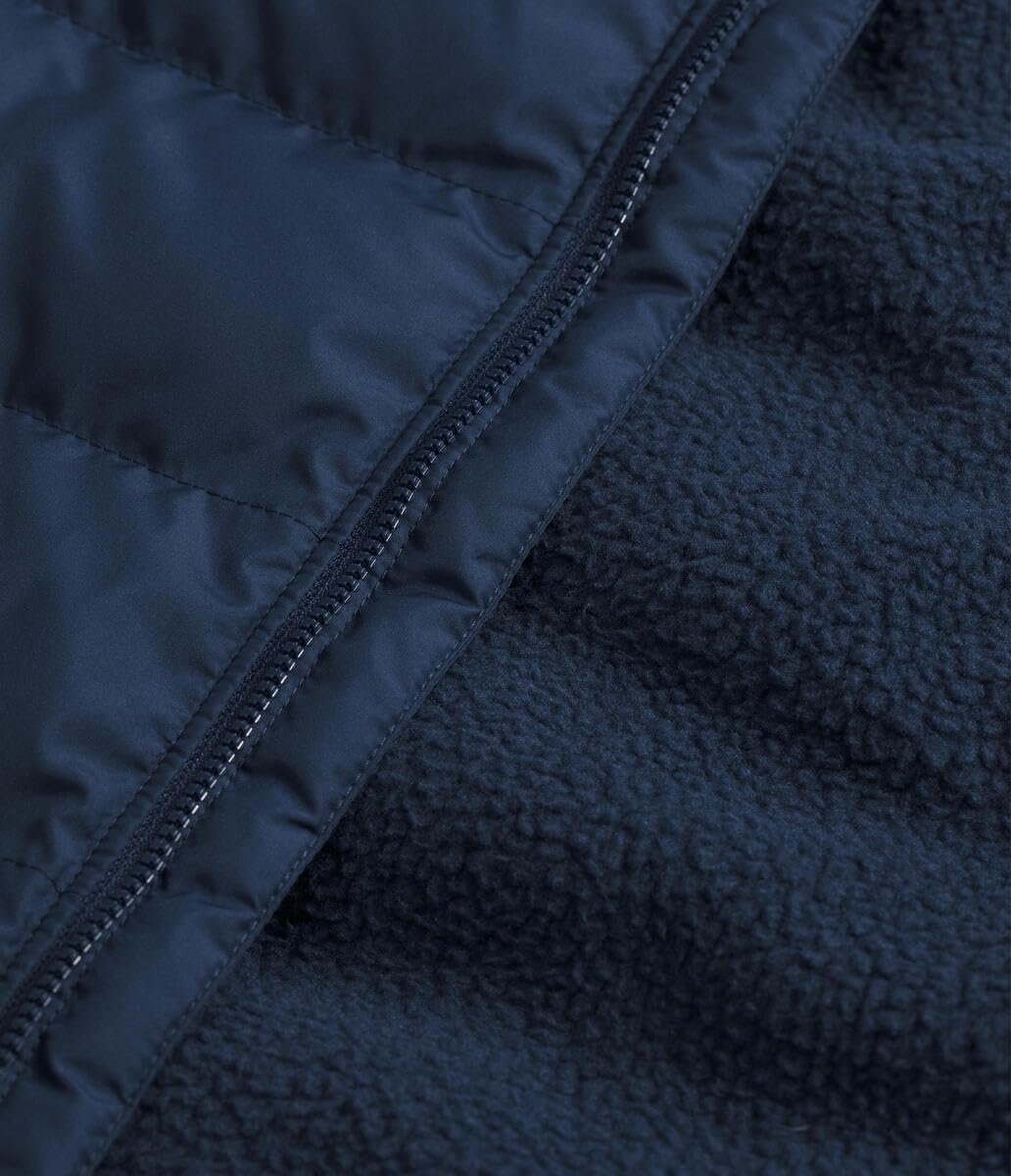 image:imageTHE NORTH FACE Mens Aconcagua 3 Hooded Jacket Insulated Wind amp Water Resistant Attached 3 Piece Hood With Cinch CordSummit Navy
