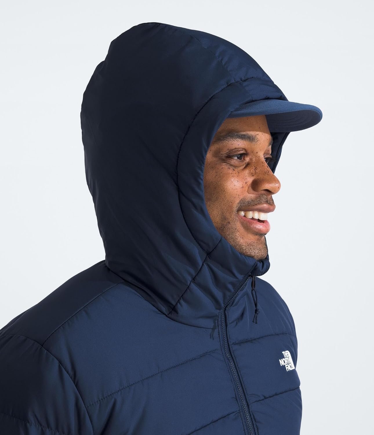 image:imageTHE NORTH FACE Mens Aconcagua 3 Hooded Jacket Insulated Wind amp Water Resistant Attached 3 Piece Hood With Cinch CordSummit Navy
