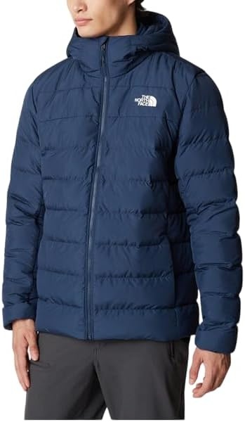 image:imageTHE NORTH FACE Mens Aconcagua 3 Hooded Jacket Insulated Wind amp Water Resistant Attached 3 Piece Hood With Cinch CordSummit Navynpf