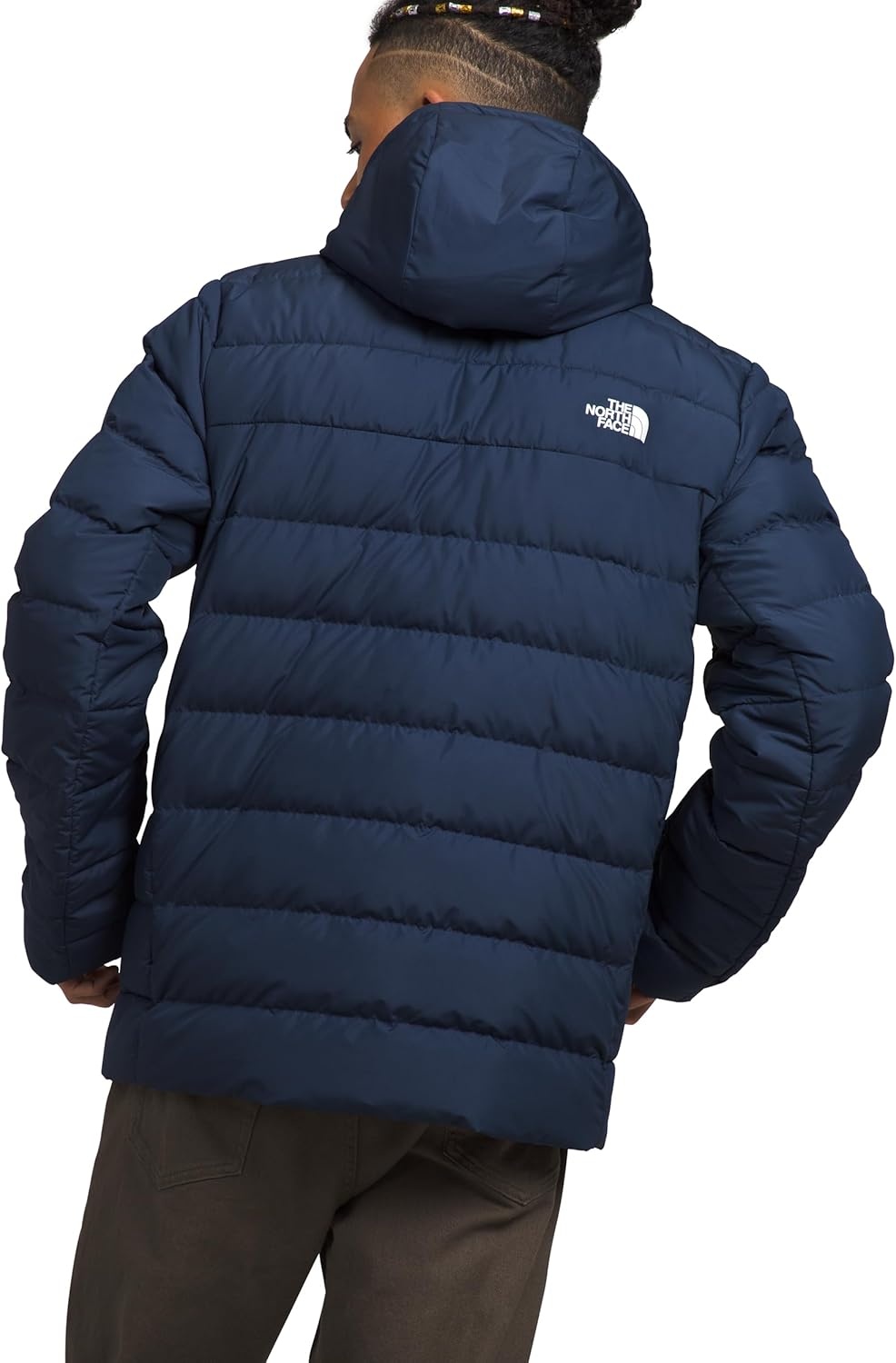 image:imageTHE NORTH FACE Mens Aconcagua 3 Hooded Jacket Insulated Wind amp Water Resistant Attached 3 Piece Hood With Cinch CordSummit Navynpf
