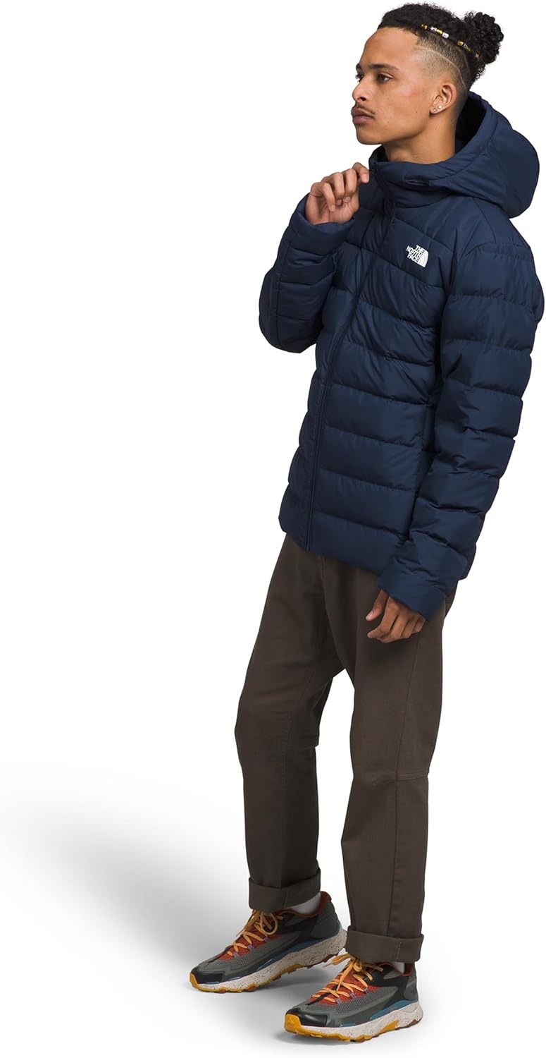 image:imageTHE NORTH FACE Mens Aconcagua 3 Hooded Jacket Insulated Wind amp Water Resistant Attached 3 Piece Hood With Cinch CordSummit Navynpf