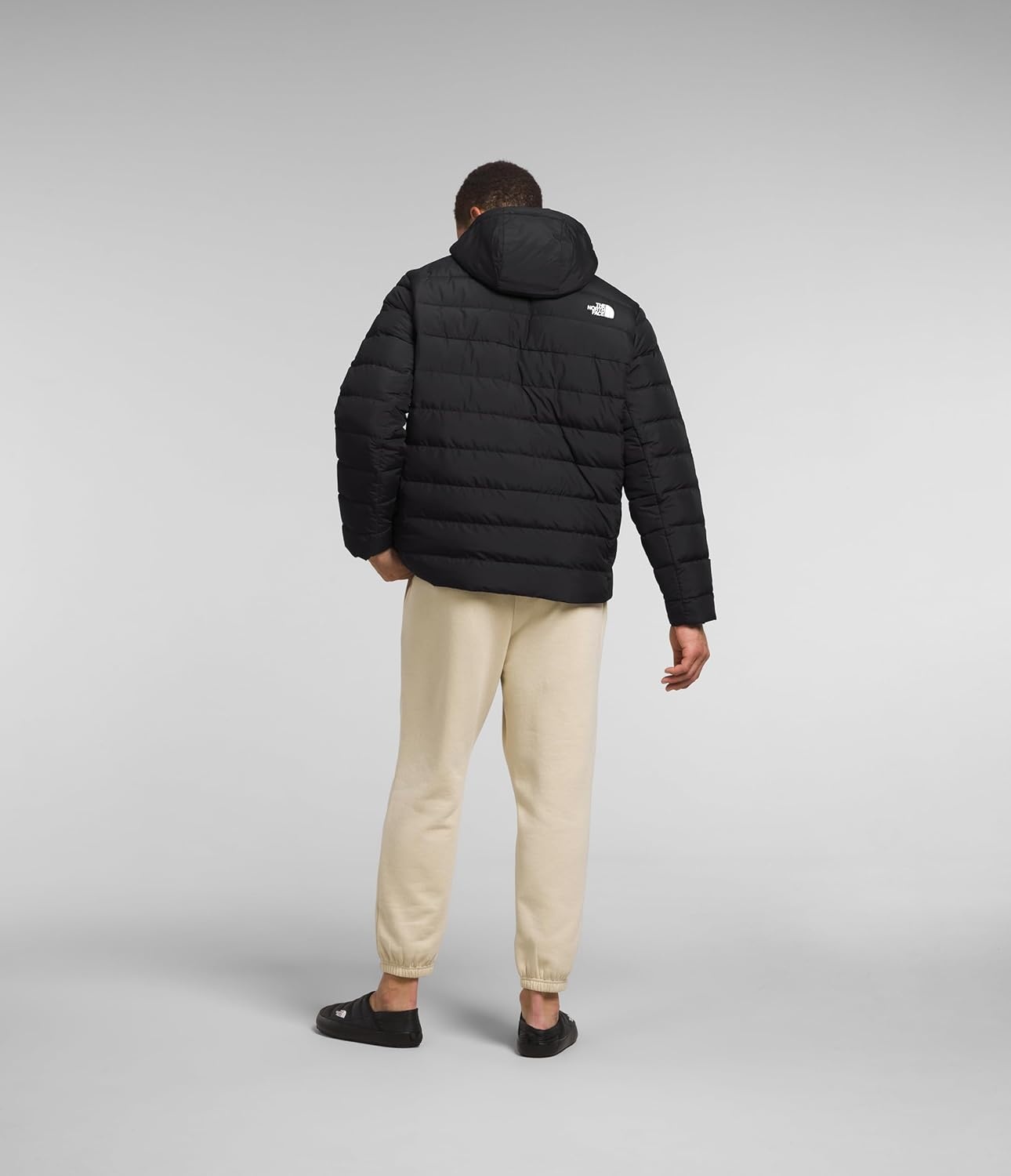 image:imageTHE NORTH FACE Mens Aconcagua 3 Hooded Jacket Insulated Wind amp Water Resistant Attached 3 Piece Hood With Cinch CordTnf Black