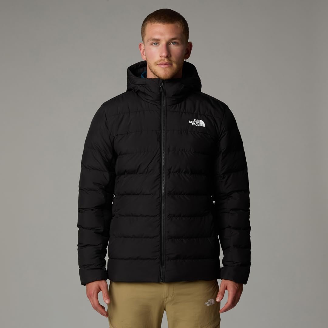 image:imageTHE NORTH FACE Mens Aconcagua 3 Hooded Jacket Insulated Wind amp Water Resistant Attached 3 Piece Hood With Cinch CordTnf Blacknpf