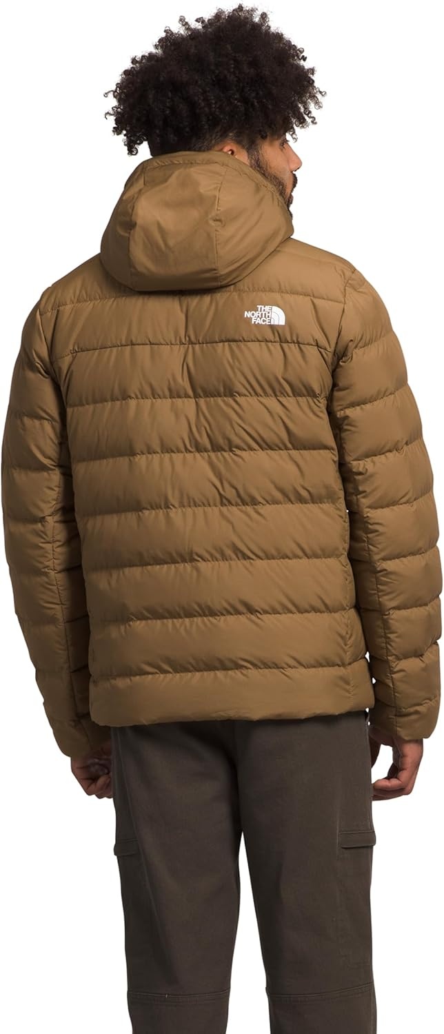 image:imageTHE NORTH FACE Mens Aconcagua 3 Hooded Jacket Insulated Wind amp Water Resistant Attached 3 Piece Hood With Cinch CordUtility Brownnpf