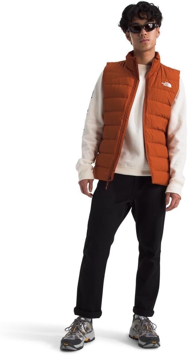 image:imageTHE NORTH FACE Mens Aconcagua 3 Insulated Vest Wind Resistant Water Repellent 600 Fill Waterfowl Down InsulationEarthen Copper
