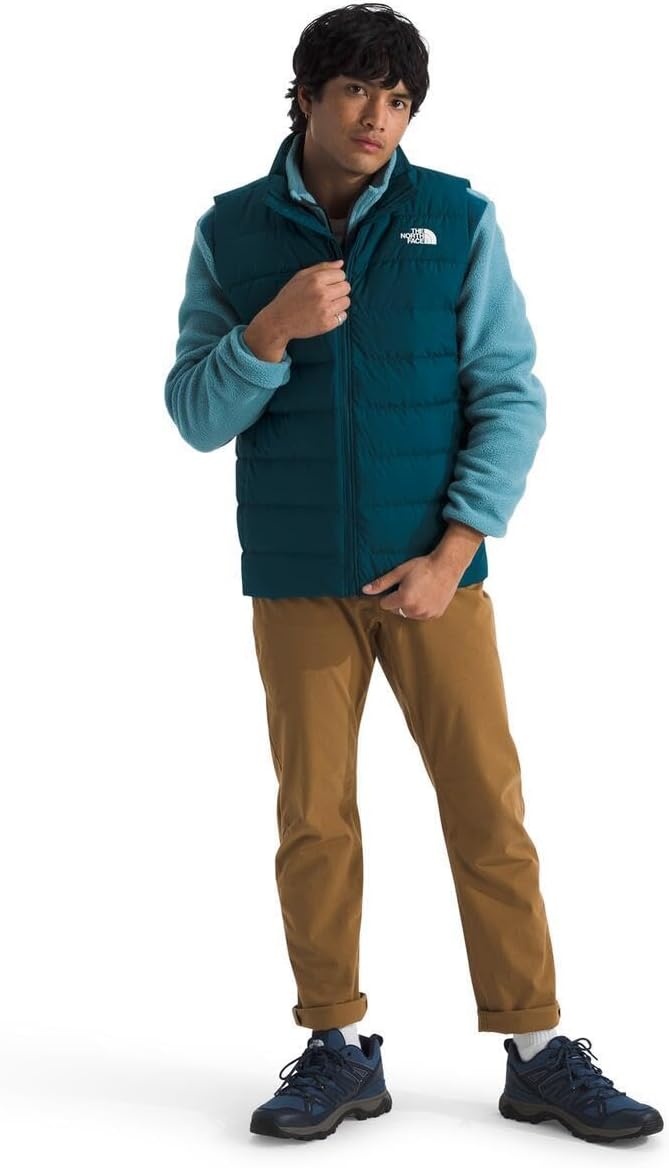 image:imageTHE NORTH FACE Mens Aconcagua 3 Insulated Vest Wind Resistant Water Repellent 600 Fill Waterfowl Down InsulationMidnight Petrol