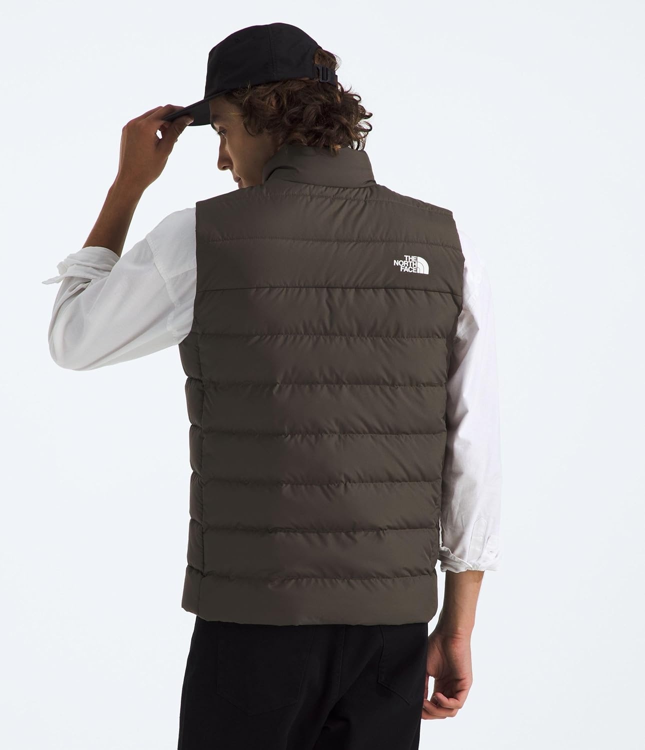 image:imageTHE NORTH FACE Mens Aconcagua 3 Insulated Vest Wind Resistant Water Repellent 600 Fill Waterfowl Down InsulationNew Taupe Green