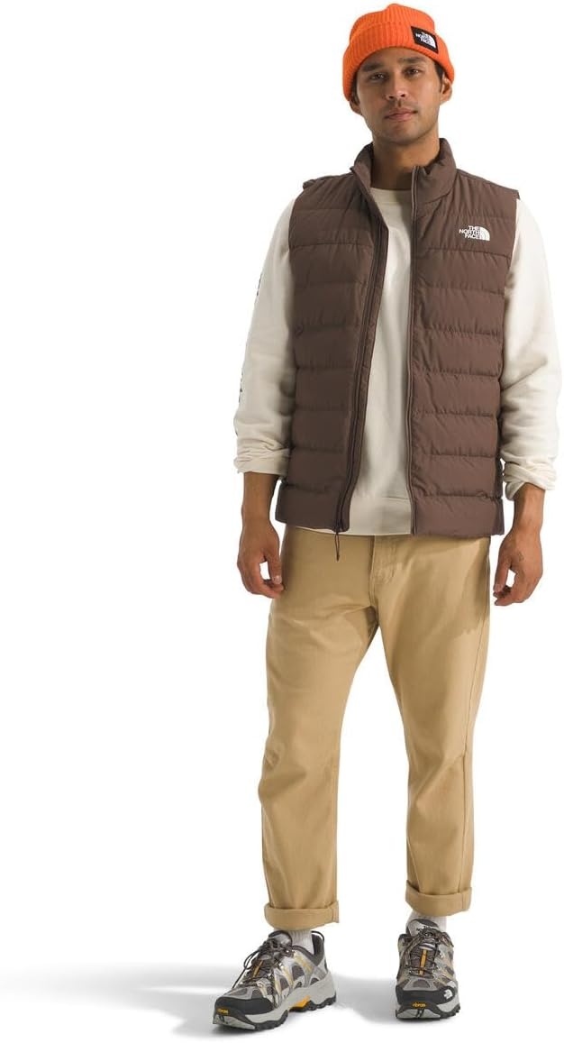 image:imageTHE NORTH FACE Mens Aconcagua 3 Insulated Vest Wind Resistant Water Repellent 600 Fill Waterfowl Down InsulationSmokey Brown