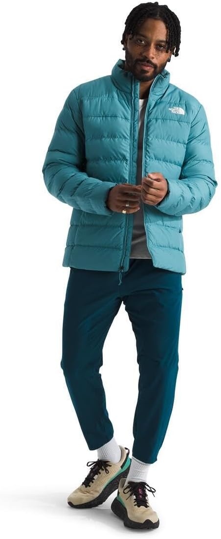 image:imageTHE NORTH FACE Mens Aconcagua 3 Jacket Wind Resistant Water Repellent 600 Fill Waterfowl Down InsulationAlgae Blue