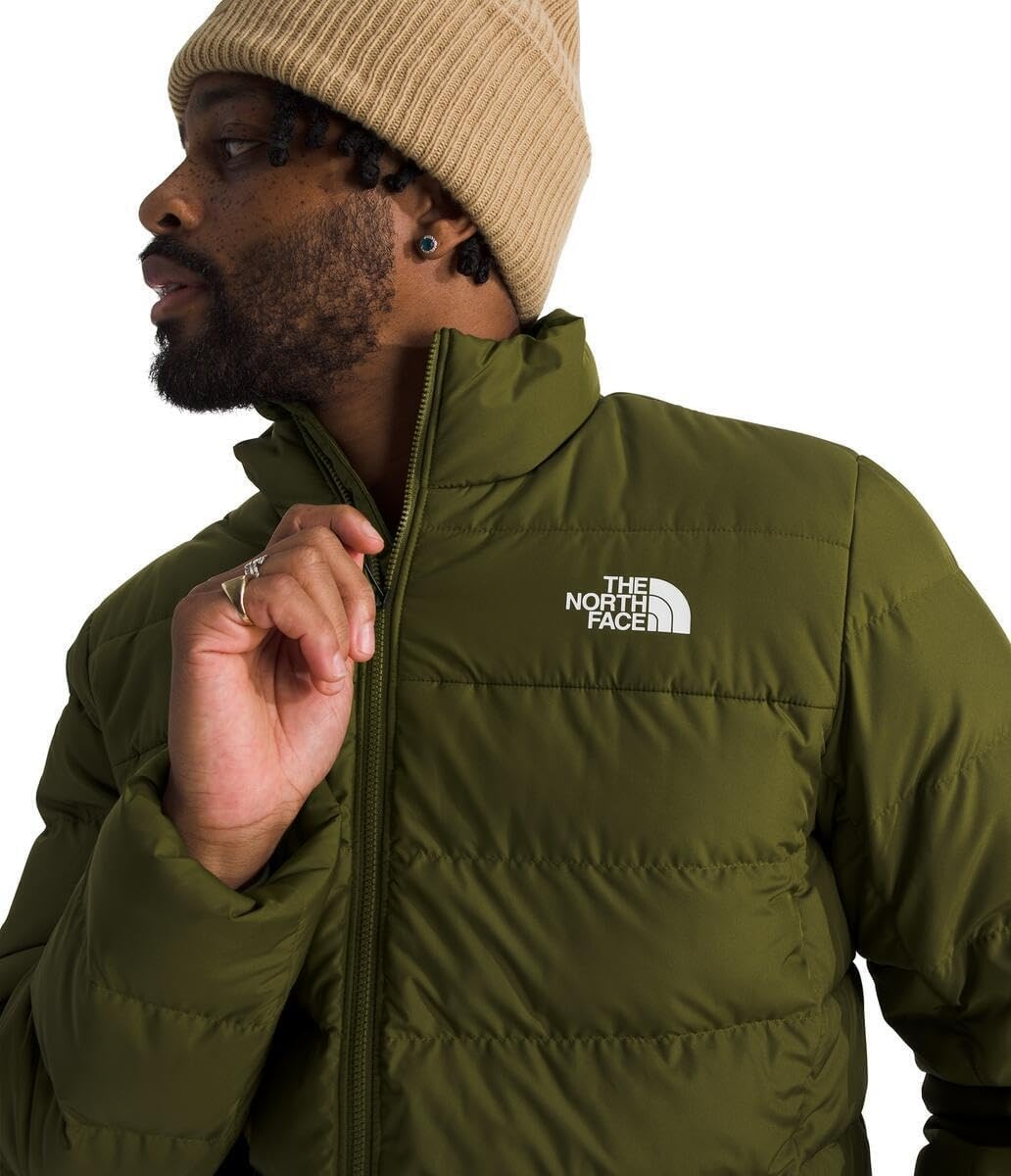image:imageTHE NORTH FACE Mens Aconcagua 3 Jacket Wind Resistant Water Repellent 600 Fill Waterfowl Down InsulationForest Olive
