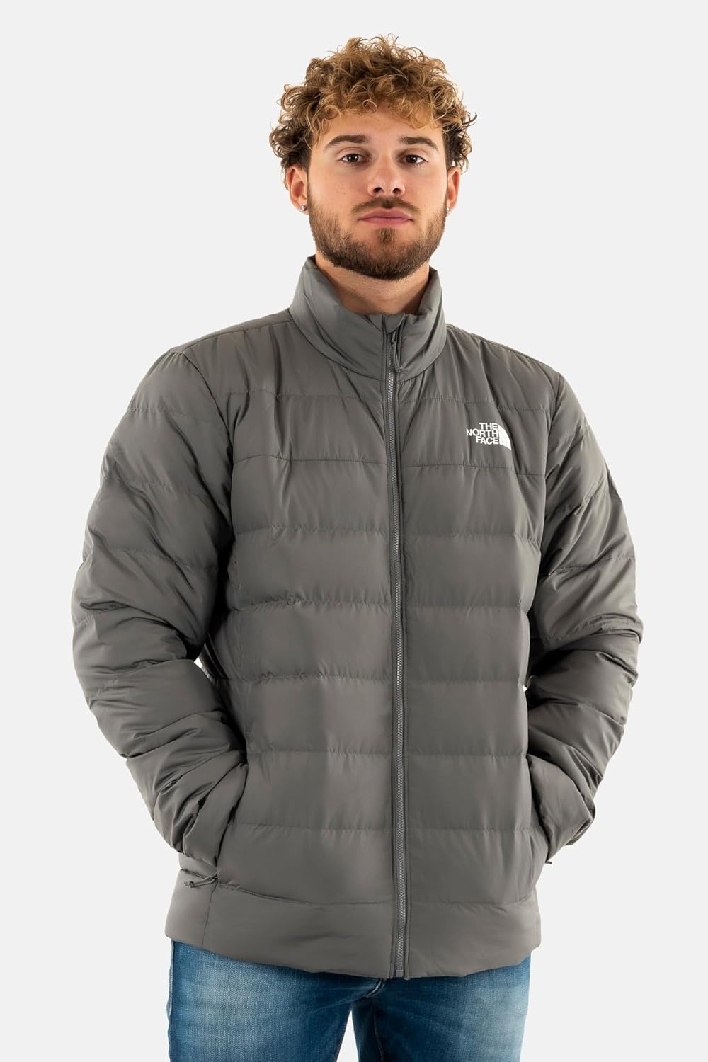 image:imageTHE NORTH FACE Mens Aconcagua 3 Jacket Wind Resistant Water Repellent 600 Fill Waterfowl Down InsulationSmoked Pearl