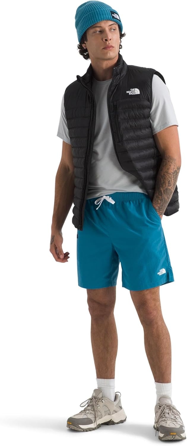 image:imageTHE NORTH FACE Mens Action Shorts 20 Lightweight amp Breathable Nylon Shorts With Flashdry Technology amp Adjustable DrawcordDusk Blue