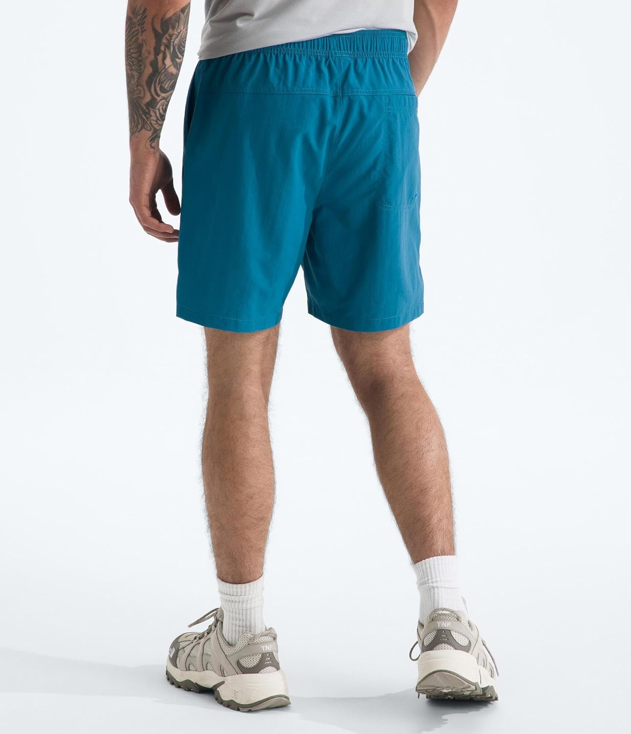 image:imageTHE NORTH FACE Mens Action Shorts 20 Lightweight amp Breathable Nylon Shorts With Flashdry Technology amp Adjustable DrawcordDusk Blue