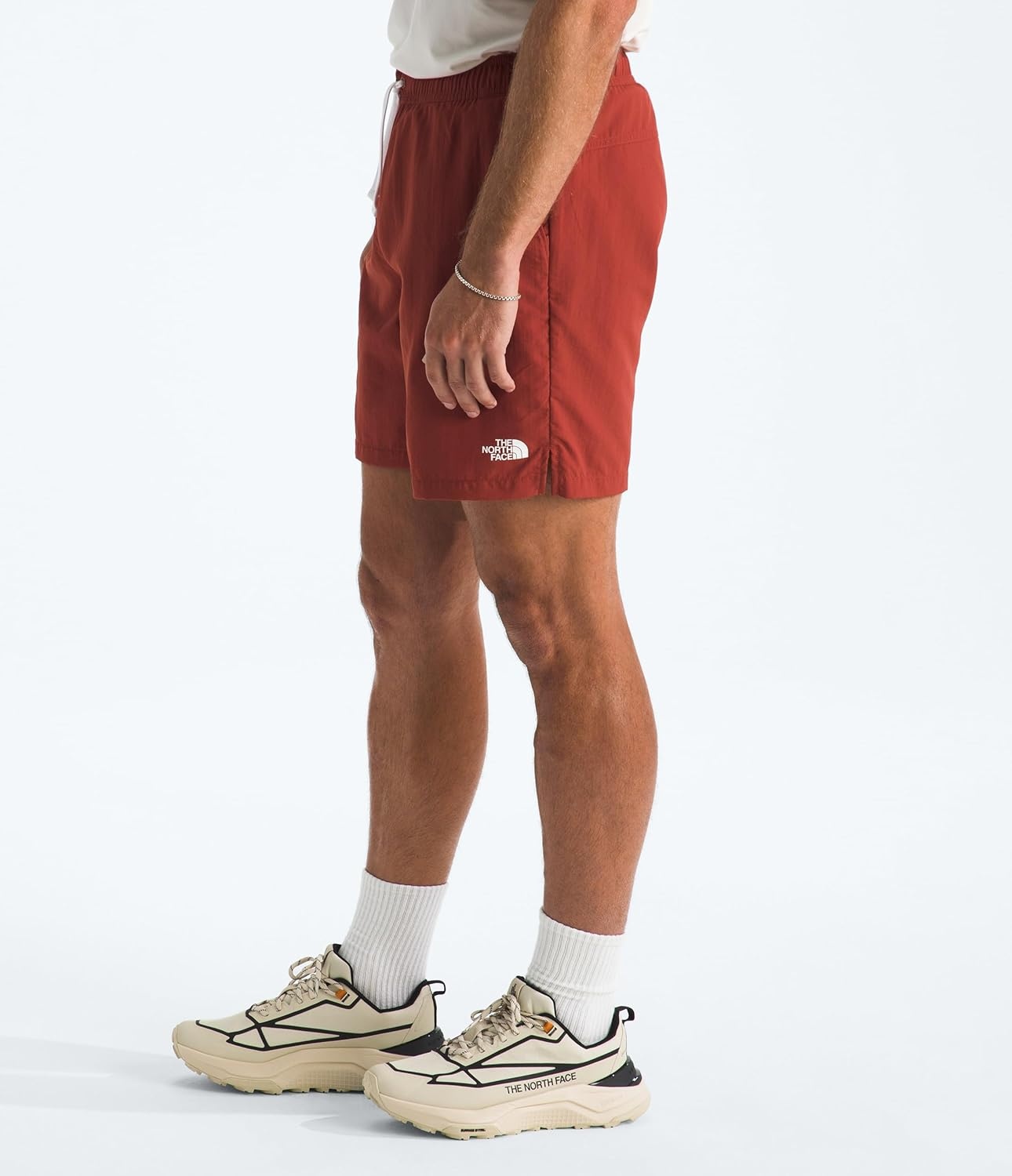 image:imageTHE NORTH FACE Mens Action Shorts 20 Lightweight amp Breathable Nylon Shorts With Flashdry Technology amp Adjustable DrawcordIron Clay