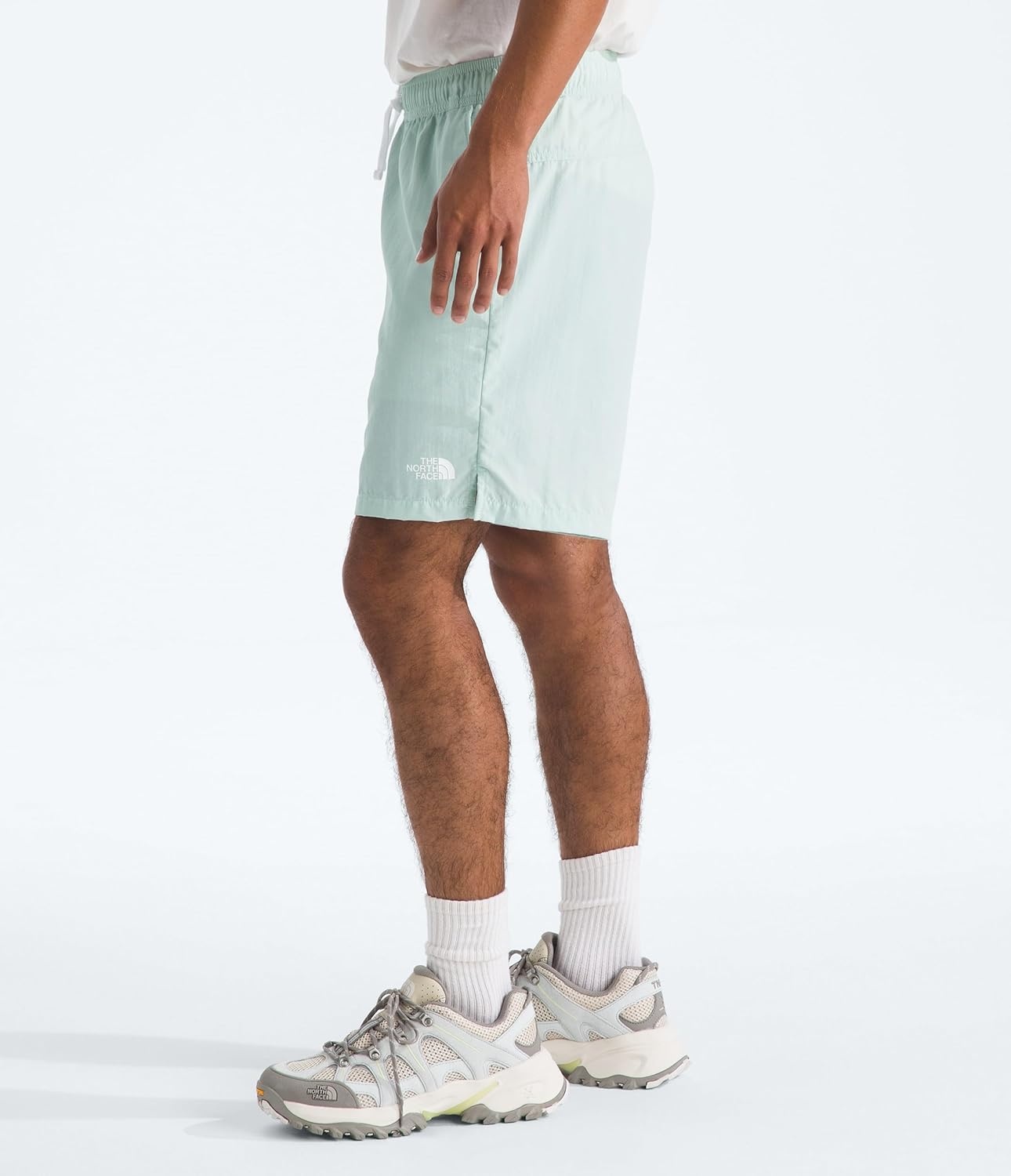 image:imageTHE NORTH FACE Mens Action Shorts 20 Lightweight amp Breathable Nylon Shorts With Flashdry Technology amp Adjustable DrawcordOpal Frost